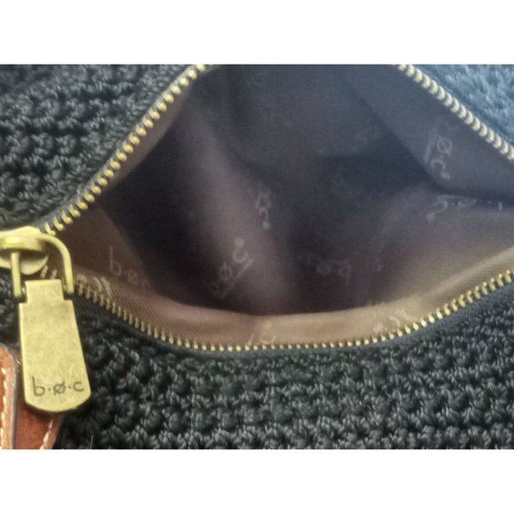 B.O.C Born Concept Faux Leather Woven Knit Shoulder Bag - Picture 5 of 13